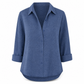 ⌛ Nur solange Vorrat reicht – danach regulärer Preis! Damen Elegante Freizeitbluse mit Langarm und Knopfleiste