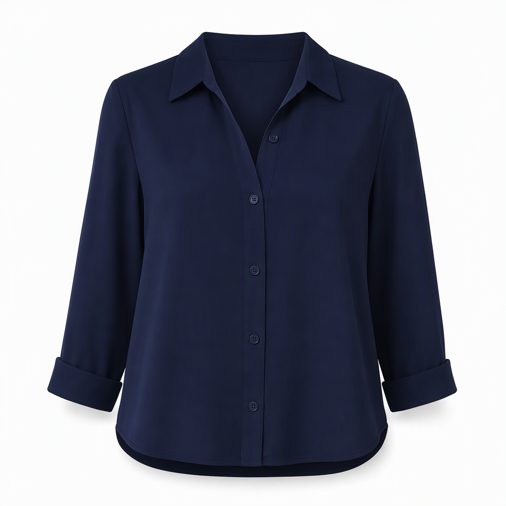 ⌛ Nur solange Vorrat reicht – danach regulärer Preis! Damen Elegante Freizeitbluse mit Langarm und Knopfleiste