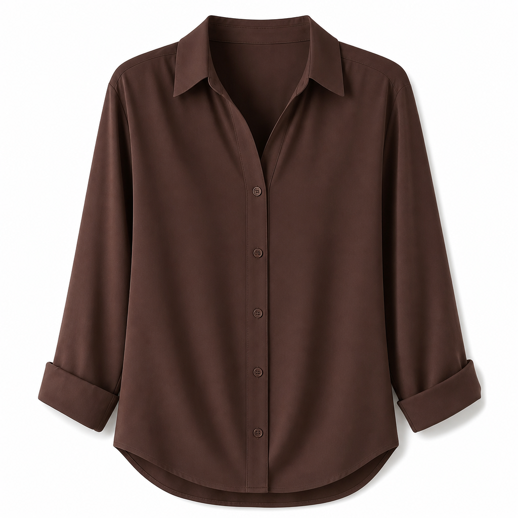 ⌛ Nur solange Vorrat reicht – danach regulärer Preis! Damen Elegante Freizeitbluse mit Langarm und Knopfleiste