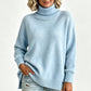 🧶 Damen Grobstrick-Pullover mit Rollkragen – Weich, locker & immer passend – Jetzt 50% Rabatt!