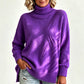 🧶 Damen Grobstrick-Pullover mit Rollkragen – Weich, locker & immer passend – Jetzt 50% Rabatt!