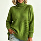 🧶 Damen Grobstrick-Pullover mit Rollkragen – Weich, locker & immer passend – Jetzt 50% Rabatt!