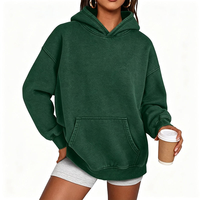 🔥Beliebtes Produkt ！✨Unisex Casual Oversized Hoodie mit Acid-Wash-Effekt