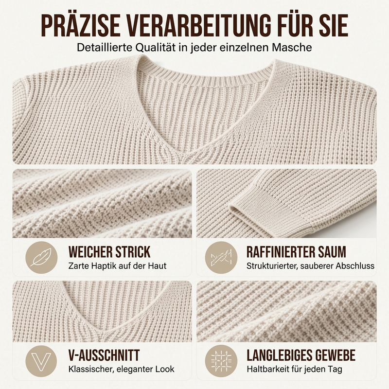 🔥Beliebtes Produkt ！✨Lässiges Rundstrickoberteil für Herren