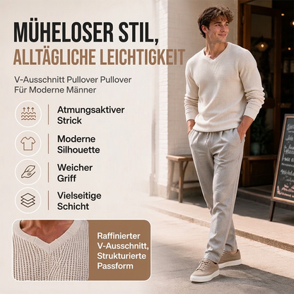 🔥Beliebtes Produkt ！✨Lässiges Rundstrickoberteil für Herren