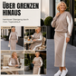 🙌 70% Wiederkaufquote – Qualität überzeugt! Zweiteiliges Strickset für Damen: Sweatshirt und Midirock