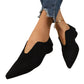 📢📢50%Rabatt!!!🎉✨Schicke Damen flache Schuhe mit spitzer Zehenpartie und V-Ausschnitt
