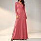 📢📢50%Rabatt!!!🎉✨Damen geripptes Kapuzen-Maxikleid