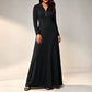 📢📢50%Rabatt!!!🎉✨Damen geripptes Kapuzen-Maxikleid
