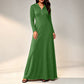 📢📢50%Rabatt!!!🎉✨Damen geripptes Kapuzen-Maxikleid
