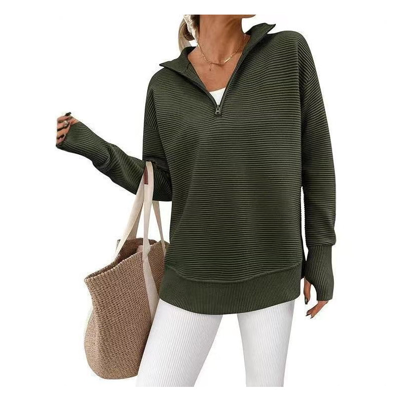 📢📢50%Rabatt!!!🎉✨Damen Viertel-Zip Pullover