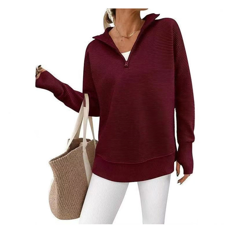 📢📢50%Rabatt!!!🎉✨Damen Viertel-Zip Pullover