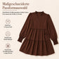 🔥Beliebtes Produkt ！✨Damen V-Ausschnitt gestuftes Rüschen Minikleid
