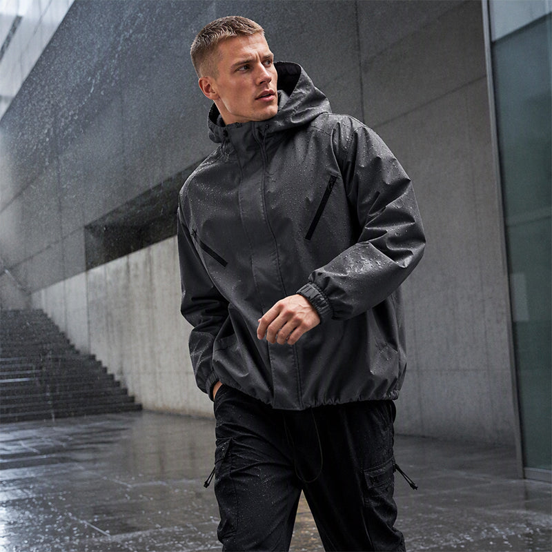 🔥 50% Rabatt – nur heute! 🎉 Stilvolle winddichte Kapuzenjacke für Herren