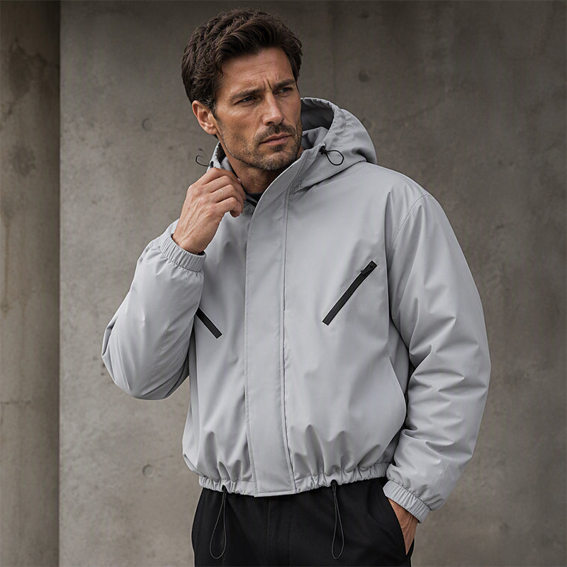 🔥 50% Rabatt – nur heute! 🎉 Stilvolle winddichte Kapuzenjacke für Herren