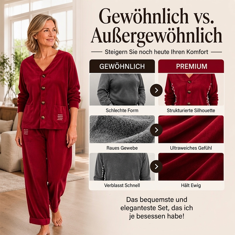 📢📢50%Rabatt!!!🎉✨Lässiges Cord-2-Teile-Set für Damen