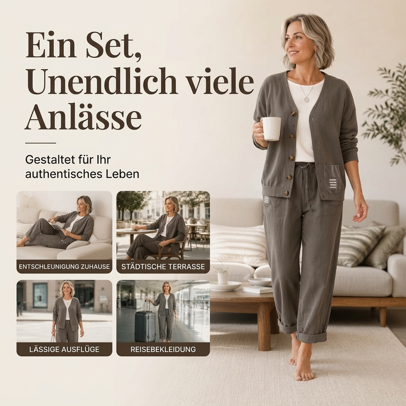 📢📢50%Rabatt!!!🎉✨Lässiges Cord-2-Teile-Set für Damen