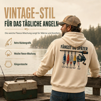 📢🎉50%Rabatt!!!🛍️✨Retro Angel-Grafik Hoodie für Herren, lockere Passung, weiches Sweatshirt aus Baumwollmischung mit Fleece-Futter und Kängurutasche