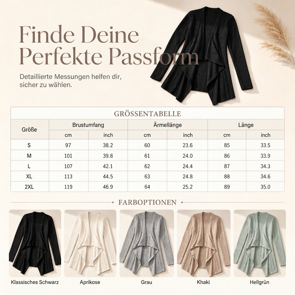 🙌 70% WiederkaufquoteDamen lockerer langärmeliger Strickcardigan