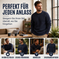 🧶 Klassisches Rundhalspullover für Herren – Weich, bequem & immer passend