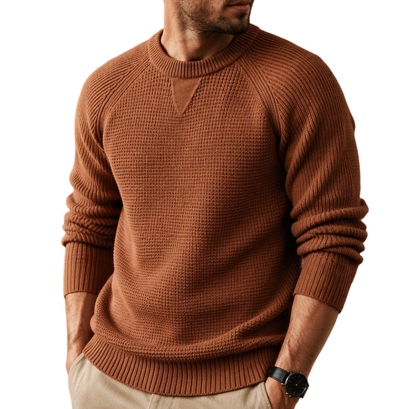 🧶 Klassisches Rundhalspullover für Herren – Weich, bequem & immer passend