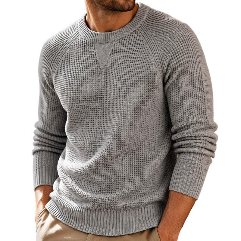 🧶 Klassisches Rundhalspullover für Herren – Weich, bequem & immer passend