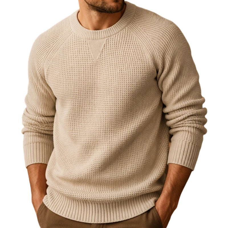 🧶 Klassisches Rundhalspullover für Herren – Weich, bequem & immer passend