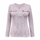 🌿 Feminin & modern – Halb-Zip Strickoberteil mit V-Ausschnitt – Weicher Stoff, moderner Schnitt & vielseitig kombinierbar