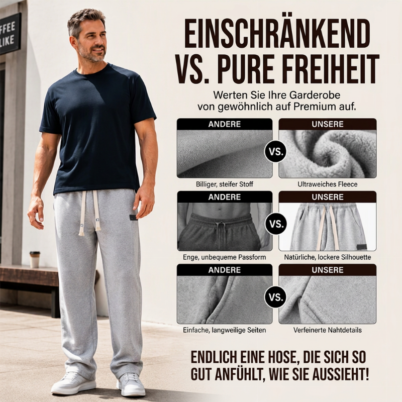 💨 Lässig & praktisch – Weitschlag-Jogginghose mit Taschen – Weicher Stoff, moderner Schnitt & vielseitig kombinierbar