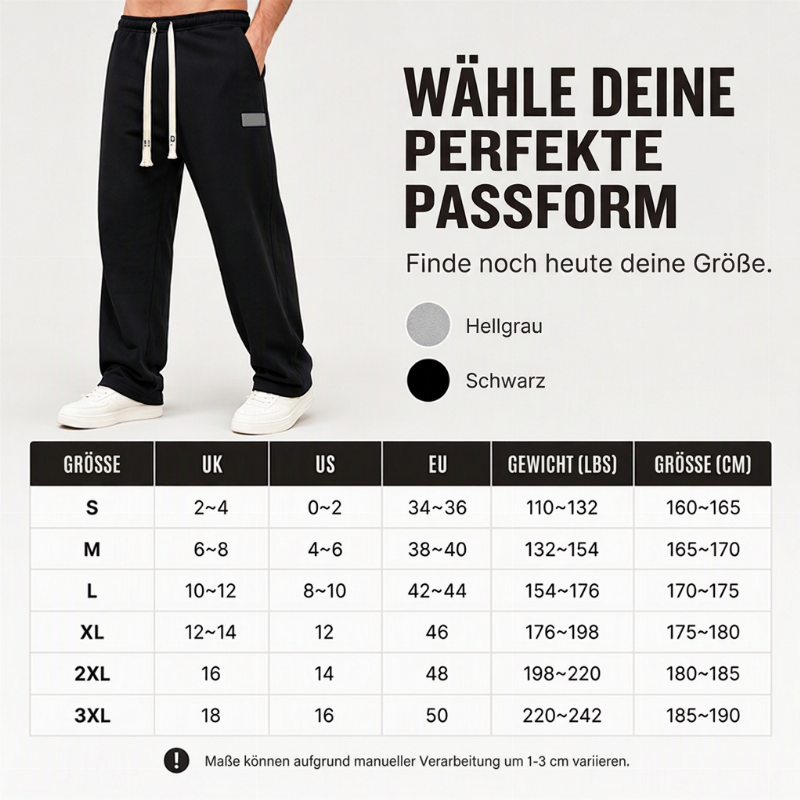 💨 Lässig & praktisch – Weitschlag-Jogginghose mit Taschen – Weicher Stoff, moderner Schnitt & vielseitig kombinierbar
