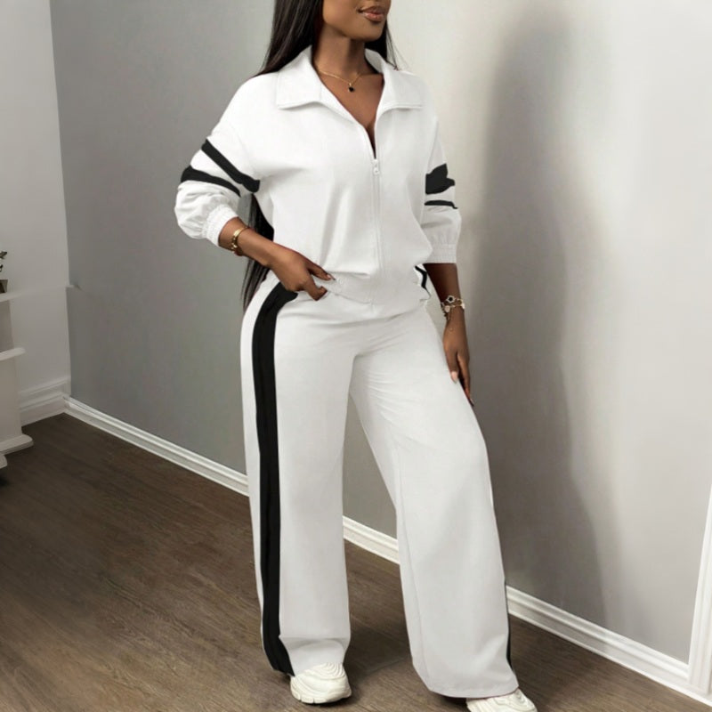 📢📢50%Rabatt!!!🎉✨Damen-Casual-Sweatshirt und Weithosen-Set