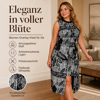 📢🎉50%Rabatt!!!🛍️✨Chic ärmelloses Fake-Zweiteiler-Kleid für Damen