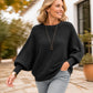 ☁️ Lässig & feminin – Übergröße Rippstrick-Pullover – Weicher Stoff, lockerer Schnitt & vielseitig kombinierbar