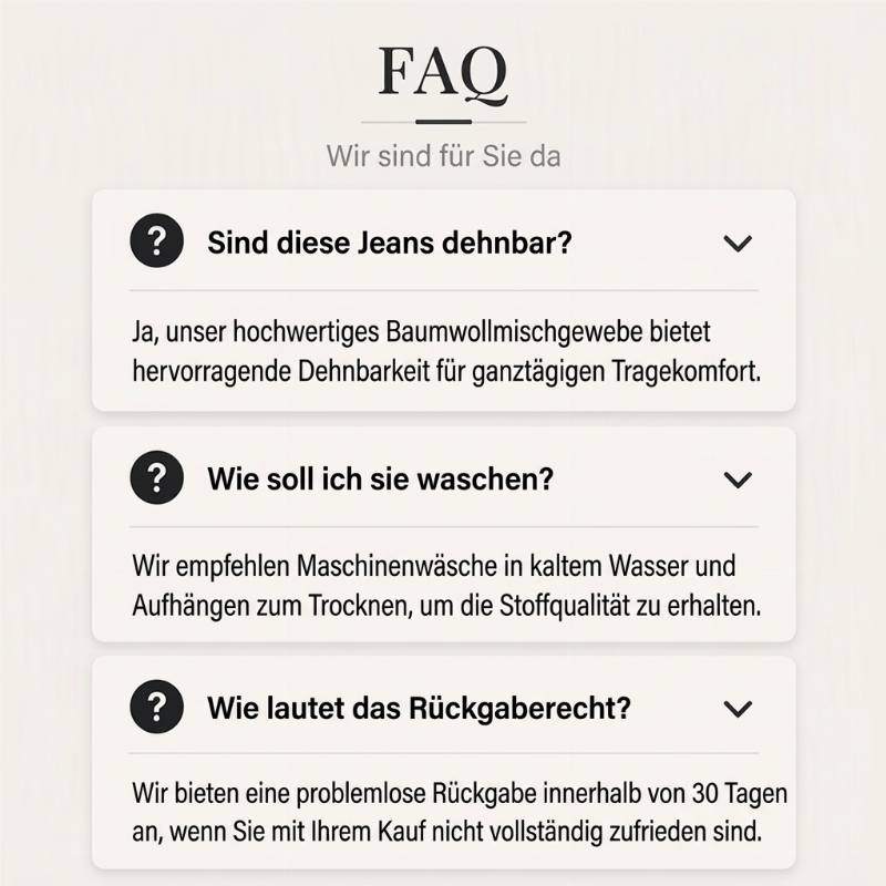 🧵 Lässig & schlankmachend – Stretch-Jeans mit hohem Bund – Weicher Denim, moderner Schnitt & vielseitig kombinierbar