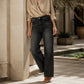 🧵 Lässig & schlankmachend – Stretch-Jeans mit hohem Bund – Weicher Denim, moderner Schnitt & vielseitig kombinierbar
