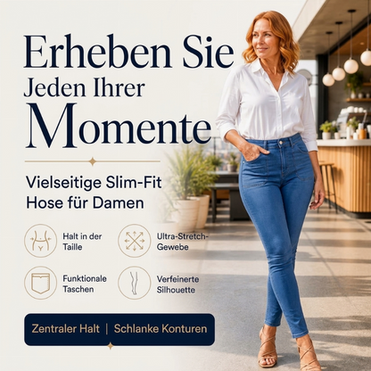 🙌 70% Wiederkaufquote – Qualität überzeugt! Freizeitliche, dehnbare High-Waist-Jeans für Damen