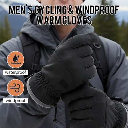 🔥Beliebtes Produkt ！✨Winddichte und warme Fahrradhandschuhe für Herren