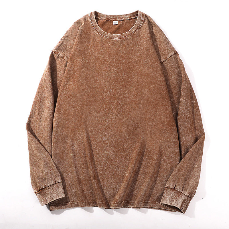 📢📢50%Rabatt!!!🎉✨Vintage gewaschenes Langarm-T-Shirt