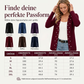 🧶Alles muss weg ✌ ✌  Damen Strickjacke mit Perlenbesatz – Weich, feminin & immer passend
