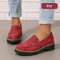 📊 Über 200.000 Verkäufe – Dankeschön mit 50% Rabatt!Bequeme Damen-Slip-On-Loafers mit Blockabsatz