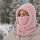 🗣️ 100.000 Leute schwärmen davon – probieren Sie es auch? Unisex winddichte wärmende Fahrrad-Balaclava-Mütze