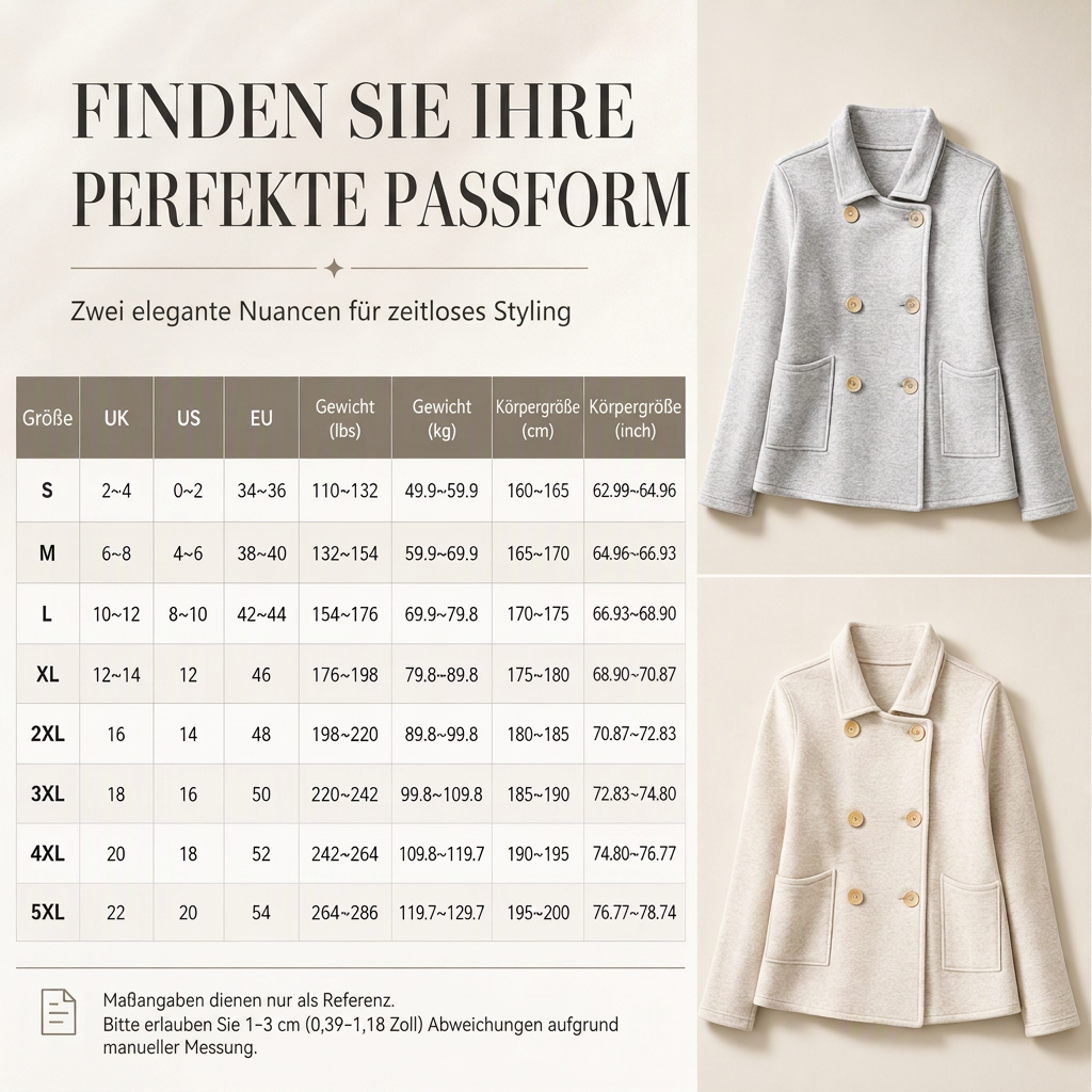 📢🎉50%Rabatt!!!🛍️✨Klassische einfarbige Oberbekleidung