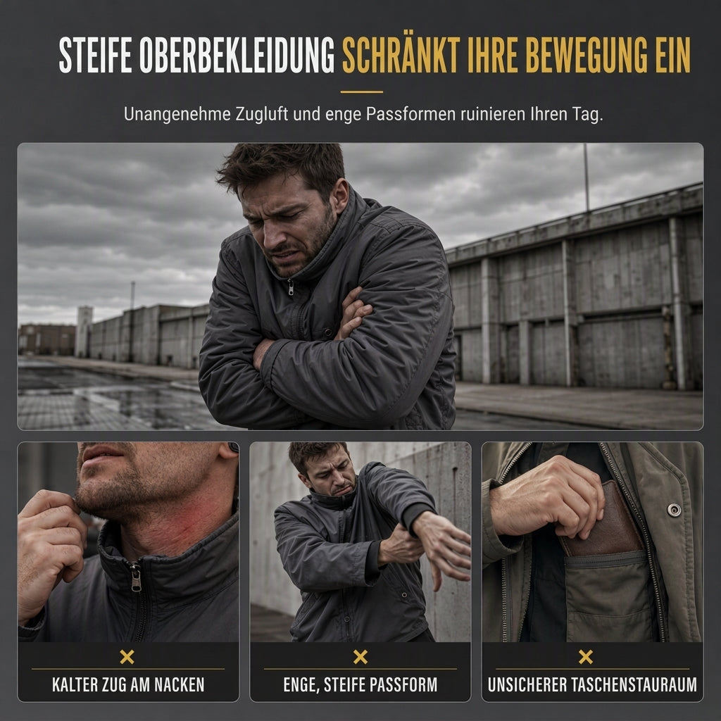 📢🎉50%Rabatt!!!🛍️✨Lässige Bomberjacke für Herren mit Stehkragen