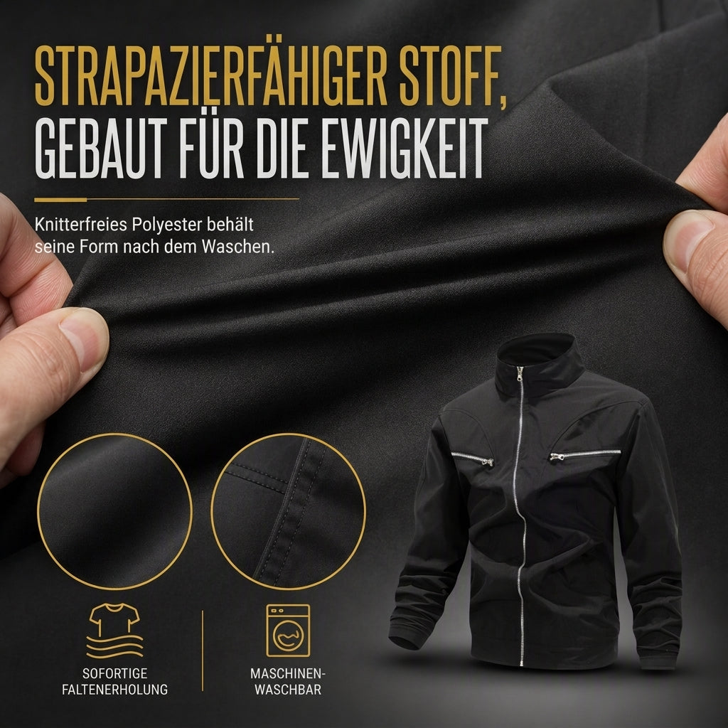 📢🎉50%Rabatt!!!🛍️✨Lässige Bomberjacke für Herren mit Stehkragen