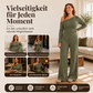 📢📢50%Rabatt!!!🎉✨Damen-Schulterfreies Langarmshirt mit Weitem Hosen Set