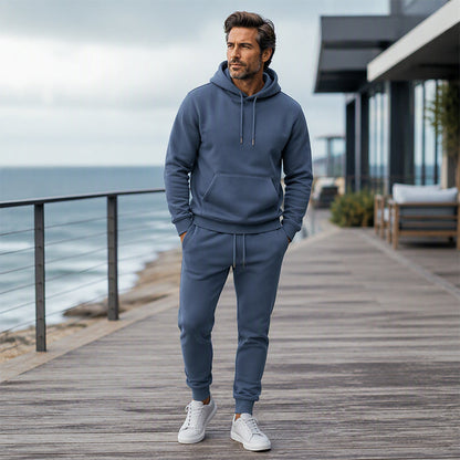 📢📢50%Rabatt!!!🎉✨Herren Kapuzen-Sweatshirt und Sweatpants zweiteiliges Trainingsanzug-Set