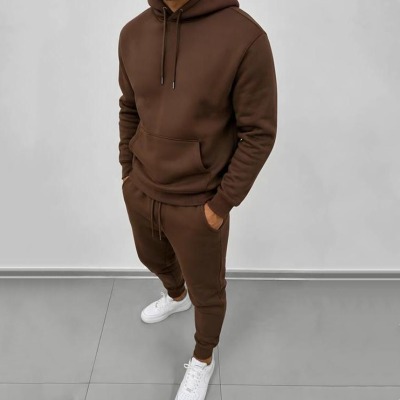 📢📢50%Rabatt!!!🎉✨Herren Kapuzen-Sweatshirt und Sweatpants zweiteiliges Trainingsanzug-Set
