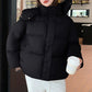 📢📢50%Rabatt!!!🎉✨Dicke, kurze Winterjacke mit Kapuze für Damen