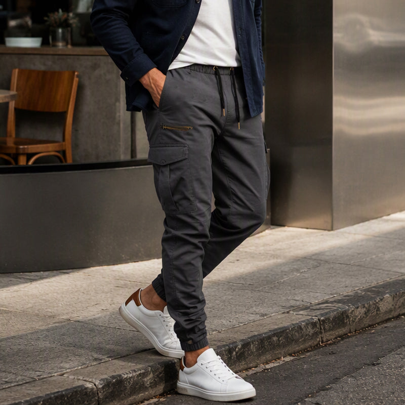 👖 Herren Freizeit Schmalzulauf Cargohose – Lässig, bequem & immer passend – Jetzt 50% Rabatt!