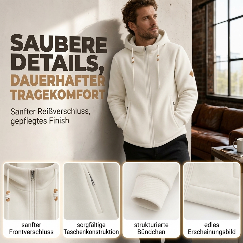 🧸 Unisex ultra-warmer Sherpa-Kapuzenpullover – Kuschelig, warm & immer passend – Jetzt 50% Rabatt!
